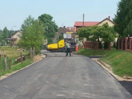 Remont drogi w miejscowości Orłowo