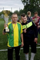 Wręczenie pucharów i medali za Gminna Liga Piłki Nożnej
